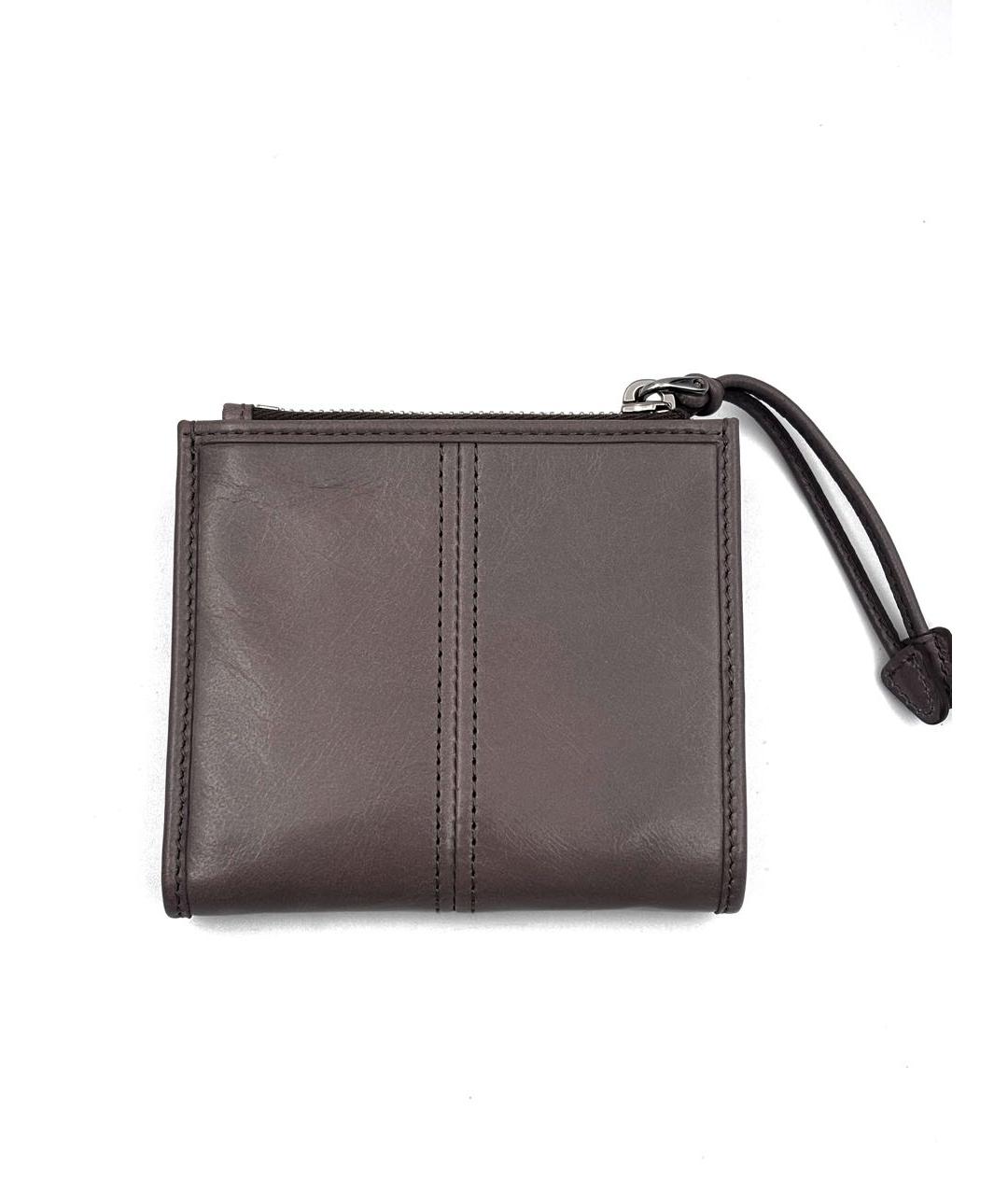 PRADA Коричневый кожаный кошелек, фото 2