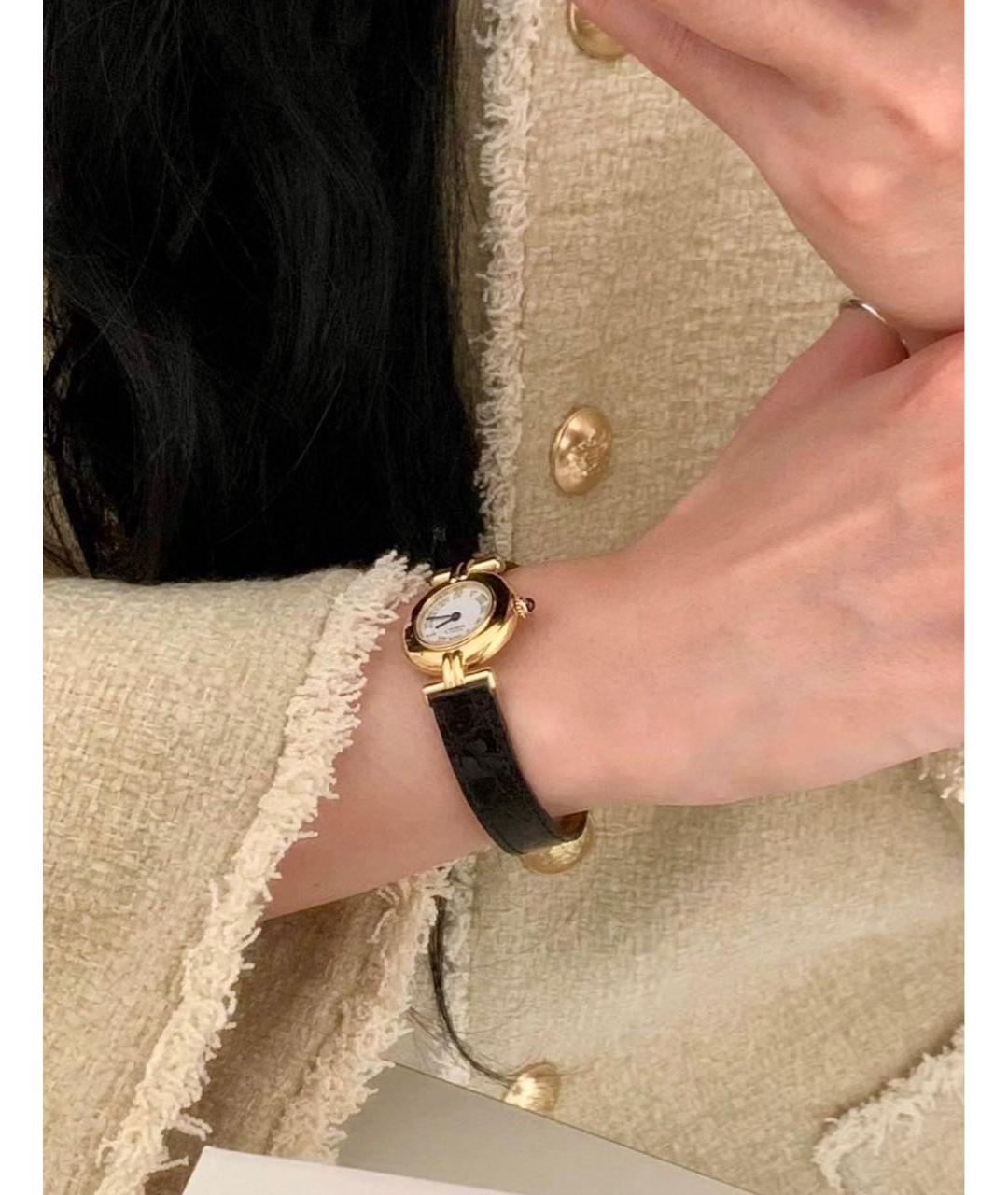 CARTIER Золотые часы из желтого золота, фото 4