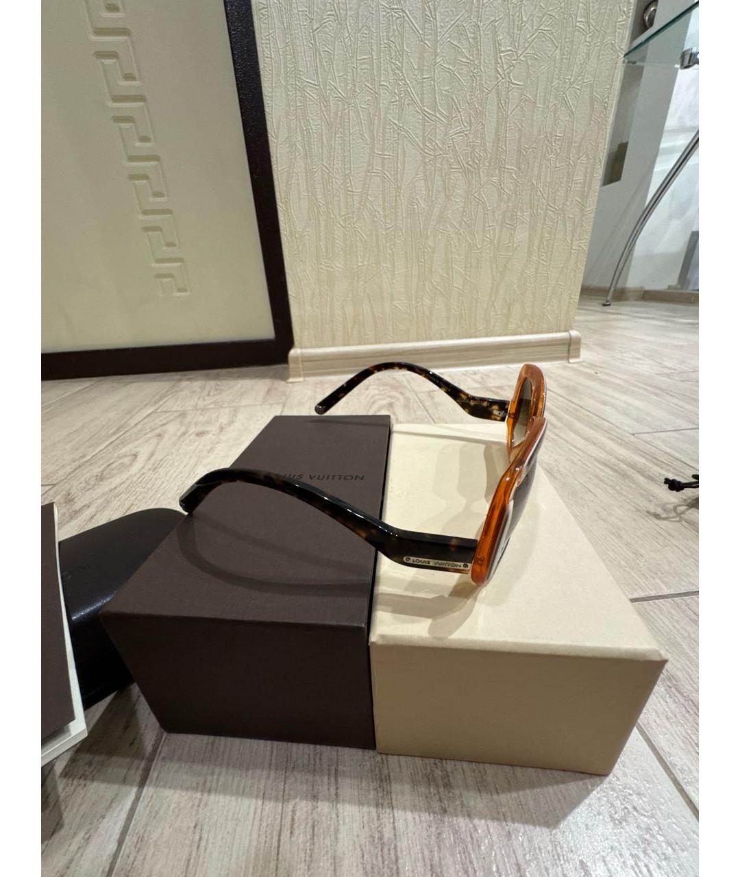 LOUIS VUITTON Мульти пластиковые солнцезащитные очки, фото 2