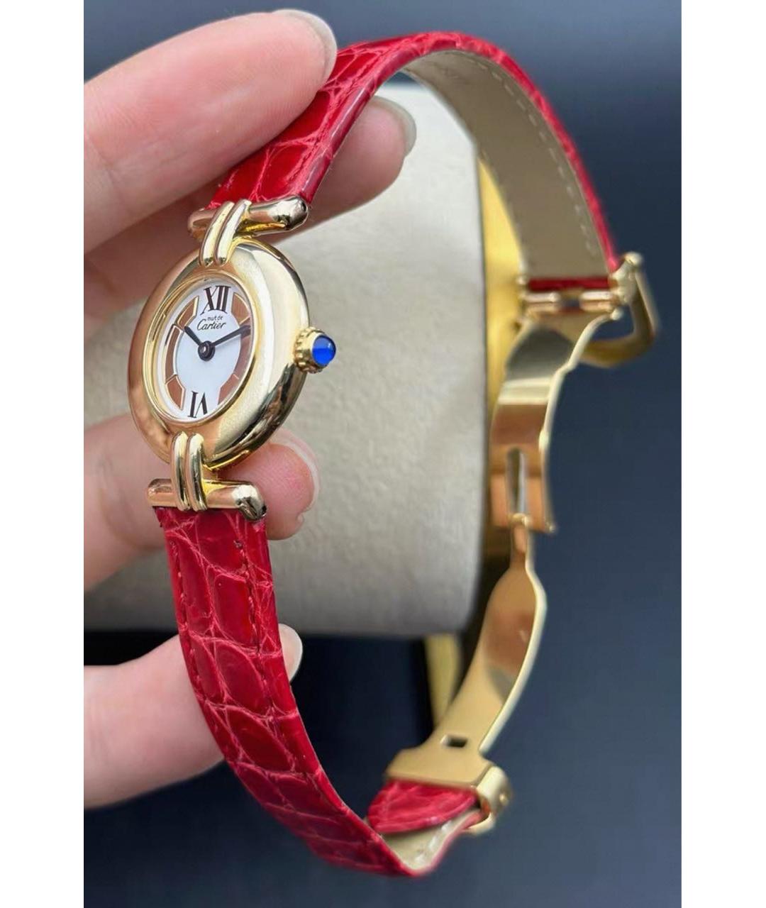 CARTIER Золотые часы из желтого золота, фото 4