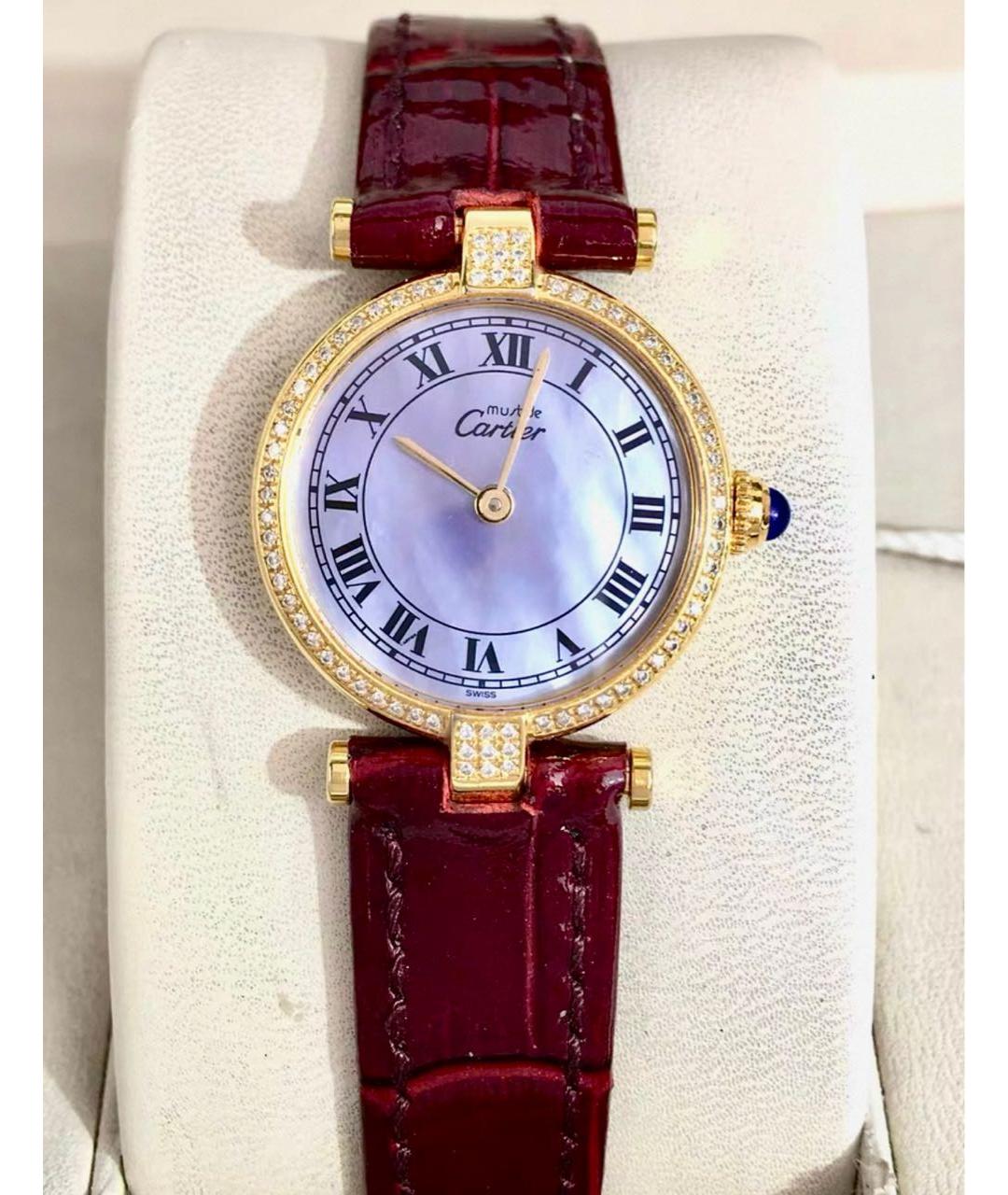 CARTIER Золотые часы из желтого золота, фото 2