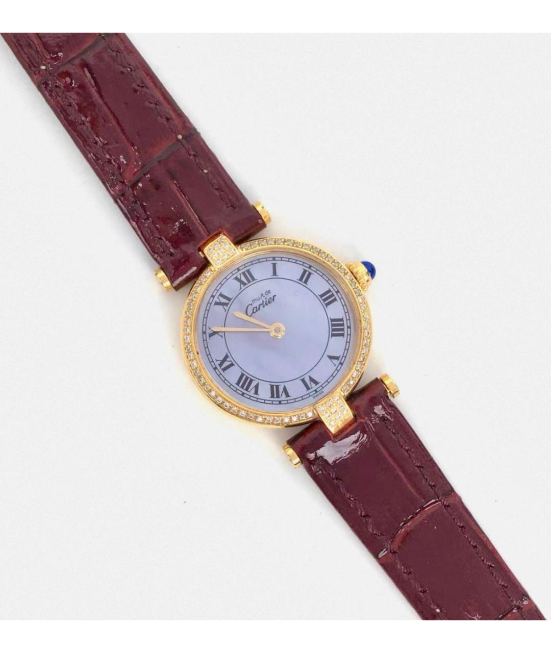 CARTIER Золотые часы из желтого золота, фото 3