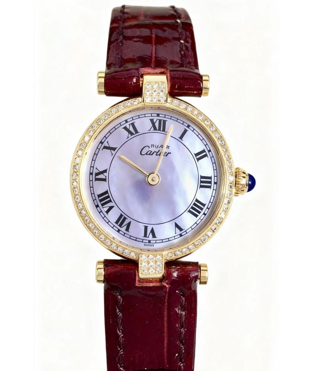 CARTIER Золотые часы из желтого золота, фото 6