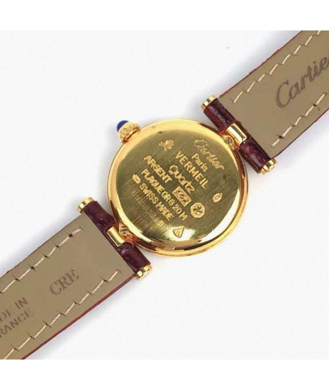 CARTIER Золотые часы из желтого золота, фото 5