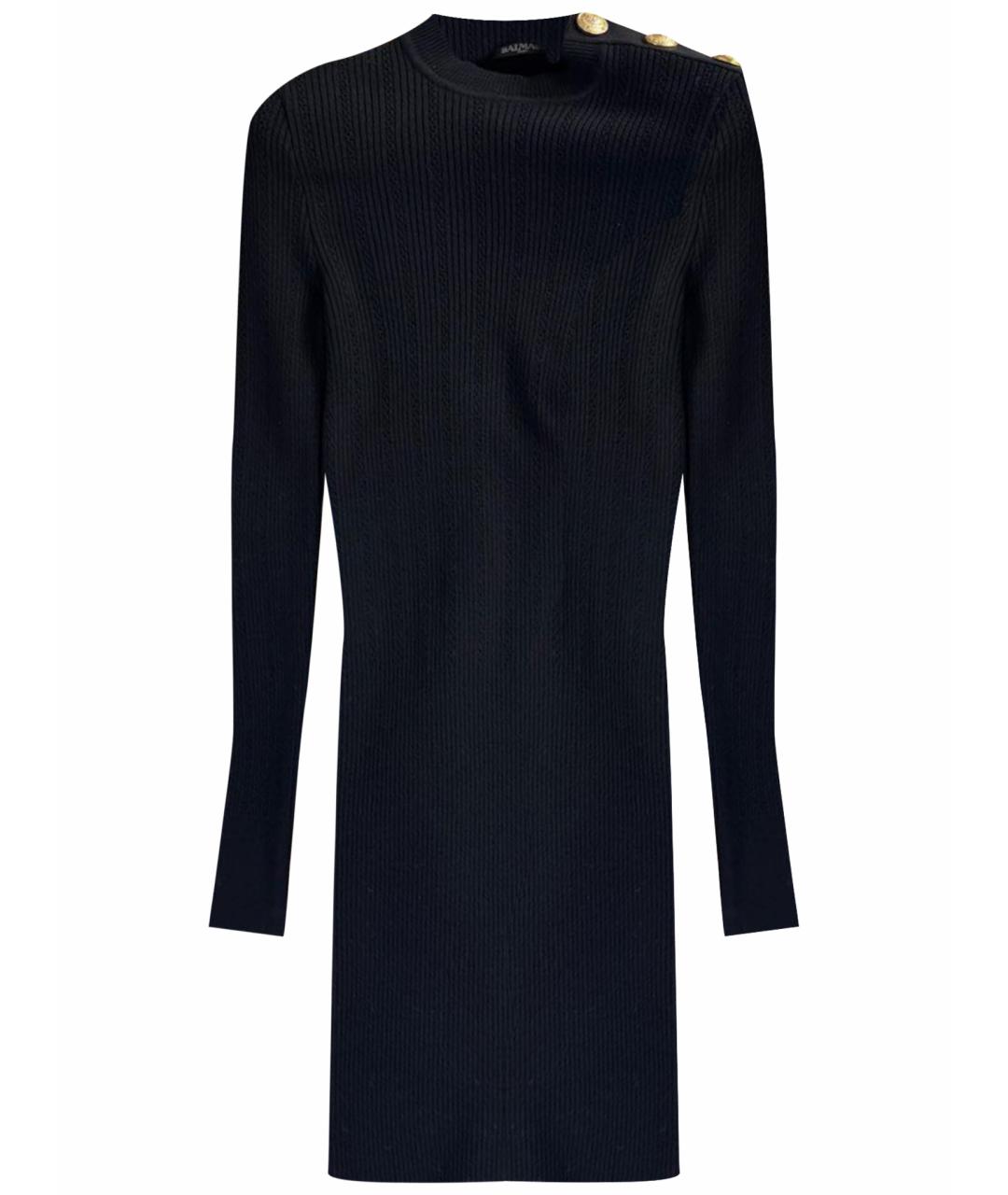 BALMAIN Черное повседневное платье, фото 1