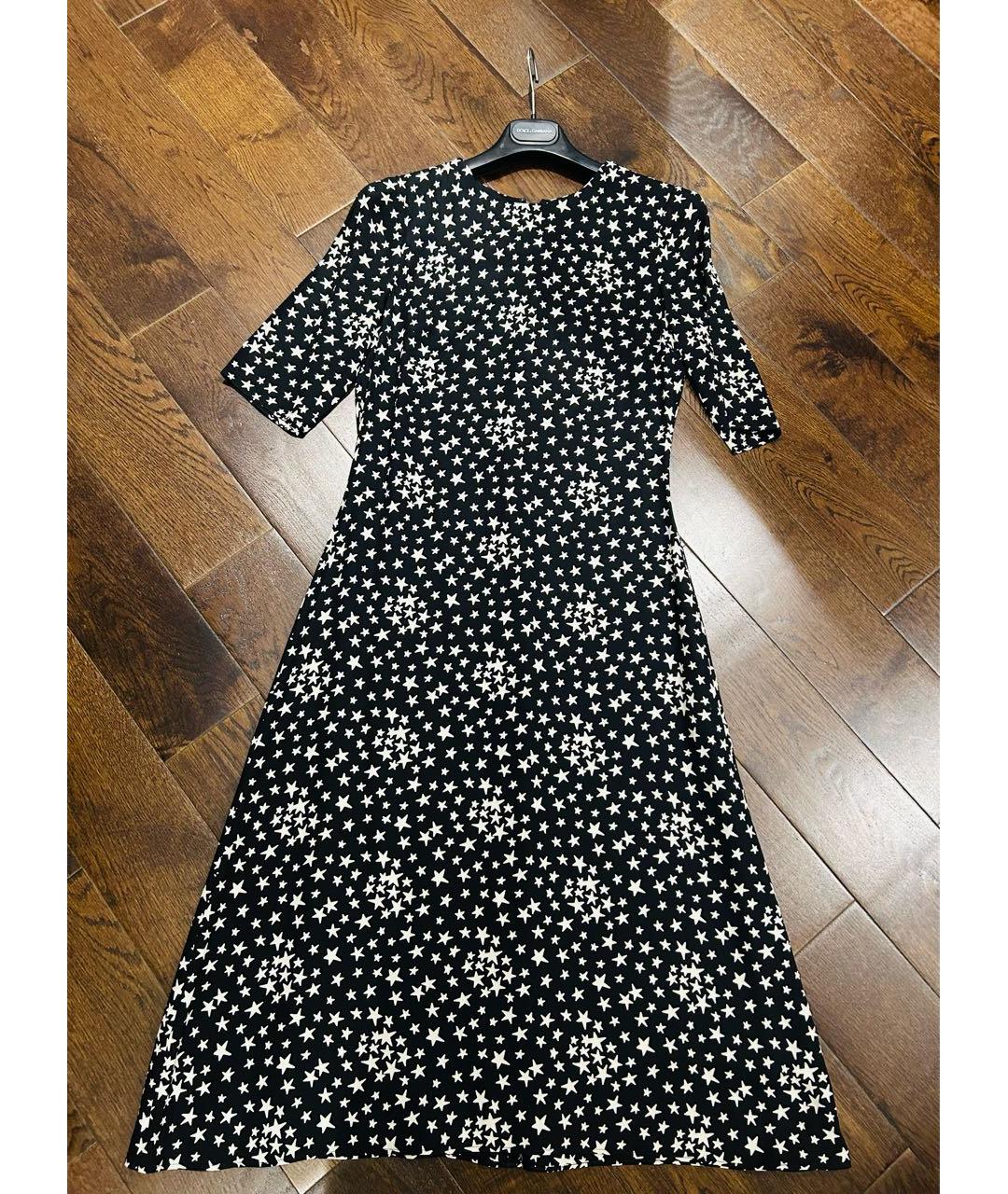 SAINT LAURENT Черное шелковое коктейльное платье, фото 6