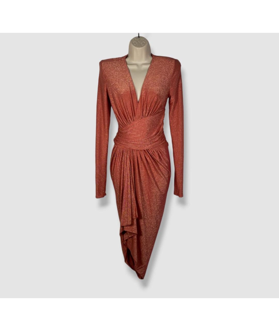 ALEXANDRE VAUTHIER Коралловое повседневное платье, фото 2