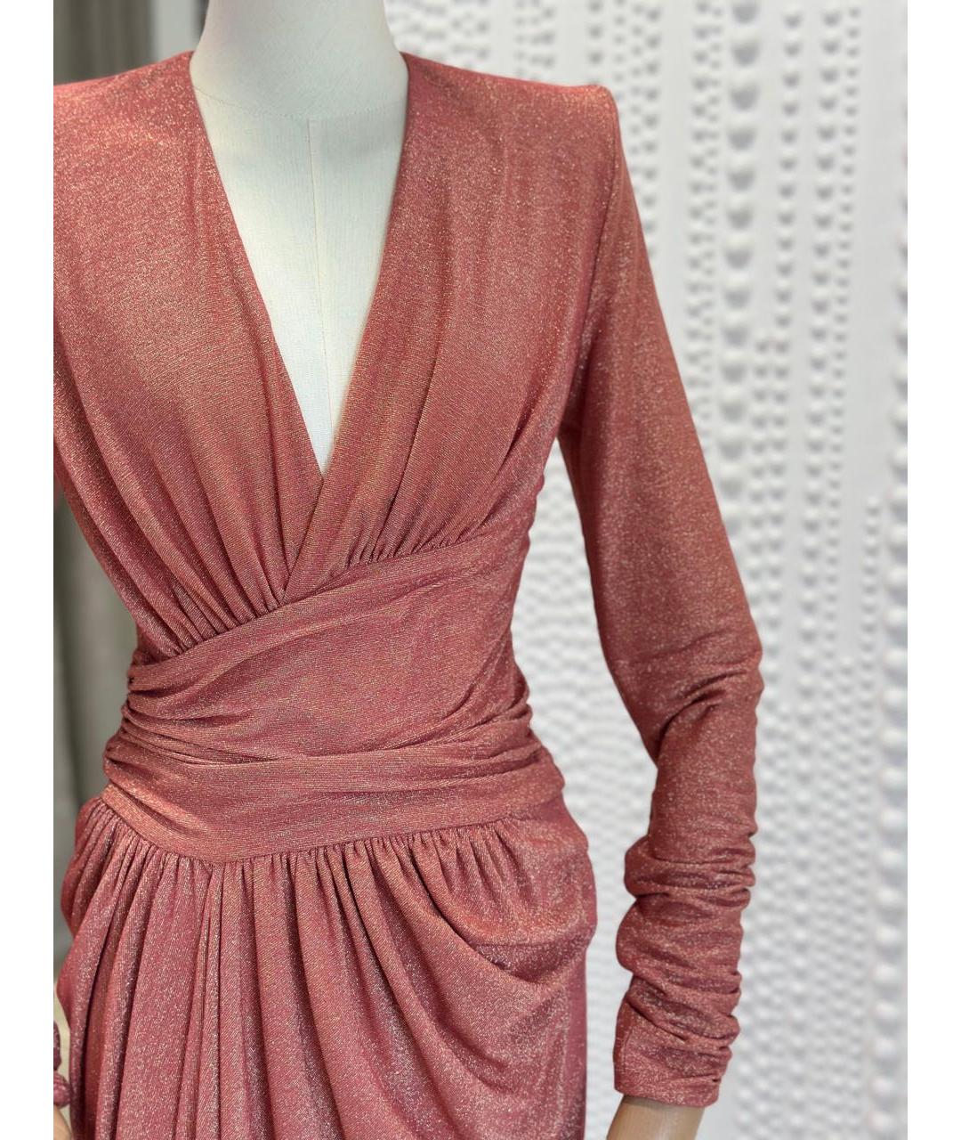 ALEXANDRE VAUTHIER Коралловое повседневное платье, фото 4