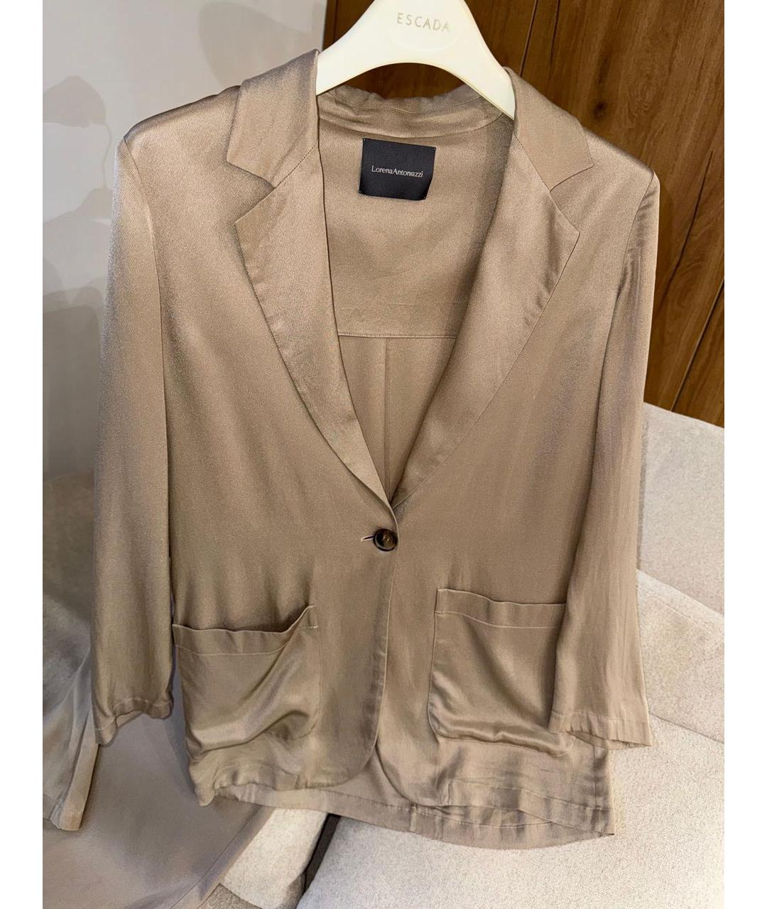 LORENA ANTONIAZZI Бежевый костюм с брюками, фото 4