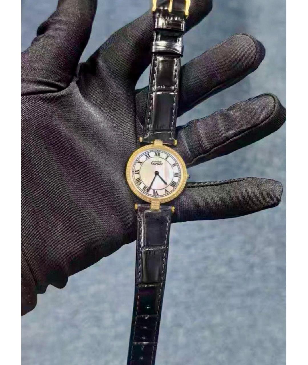 CARTIER Золотые часы из желтого золота, фото 2