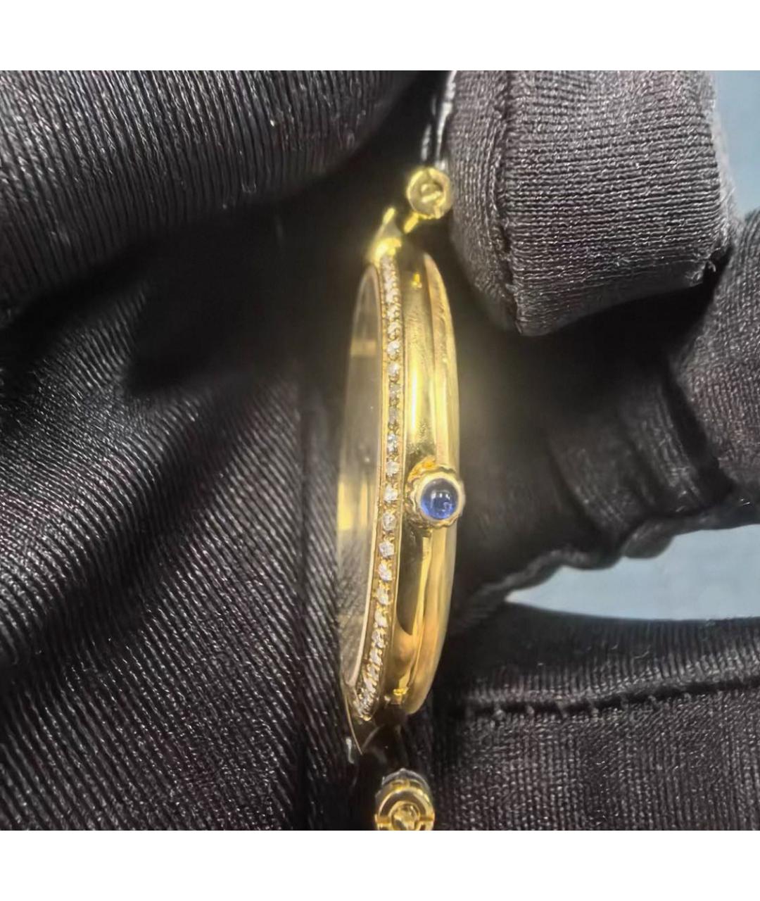 CARTIER Золотые часы из желтого золота, фото 4