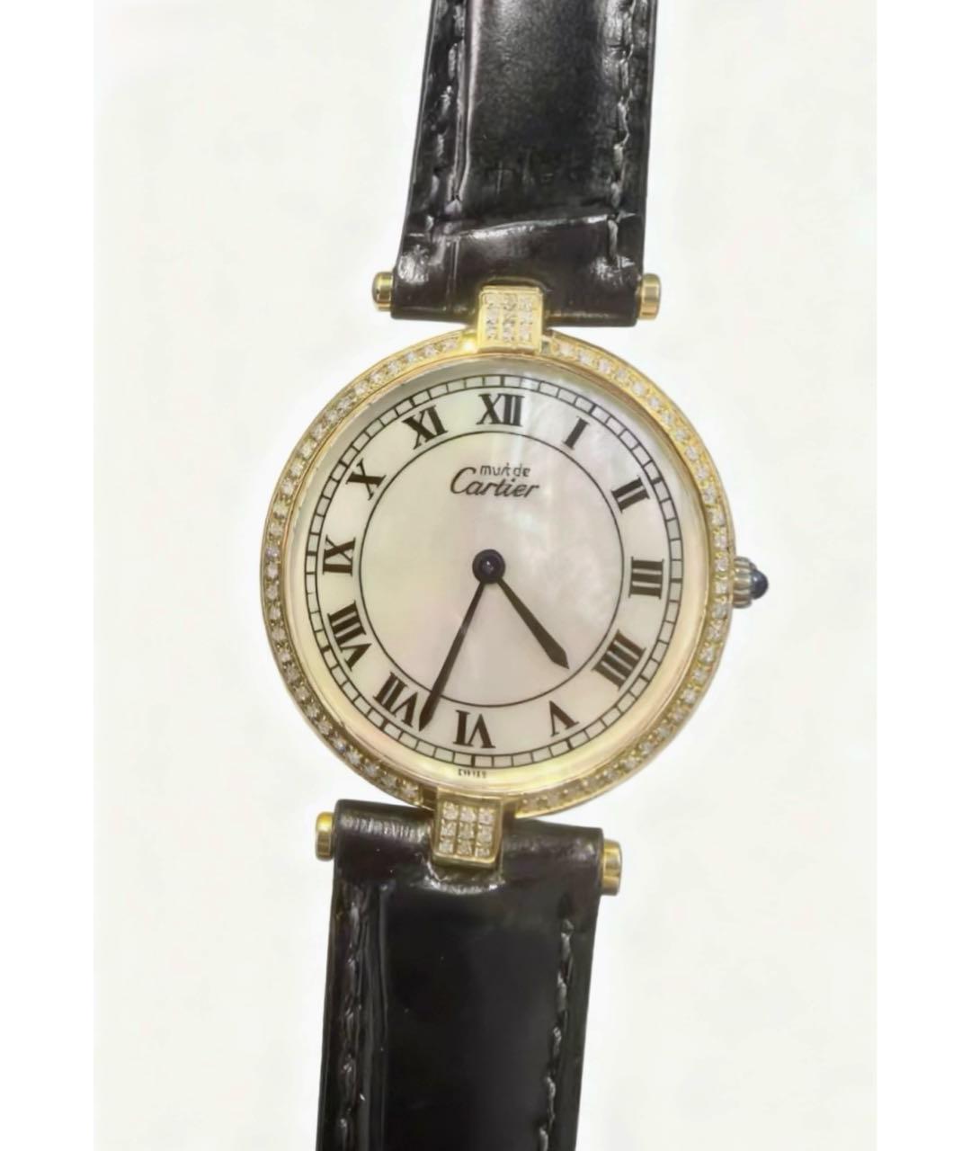 CARTIER Золотые часы из желтого золота, фото 6