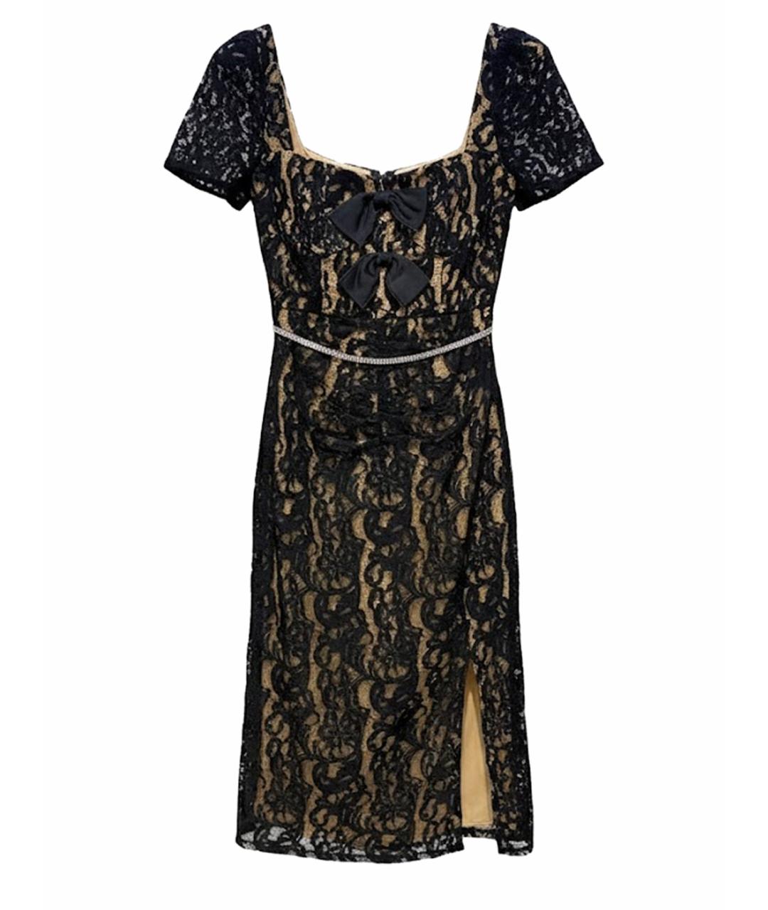 SELF-PORTRAIT Черное вечернее платье, фото 1