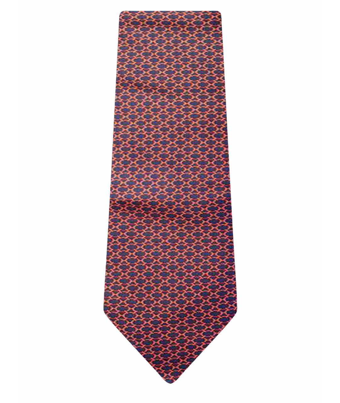 HERMES Мульти шелковый галстук, фото 1