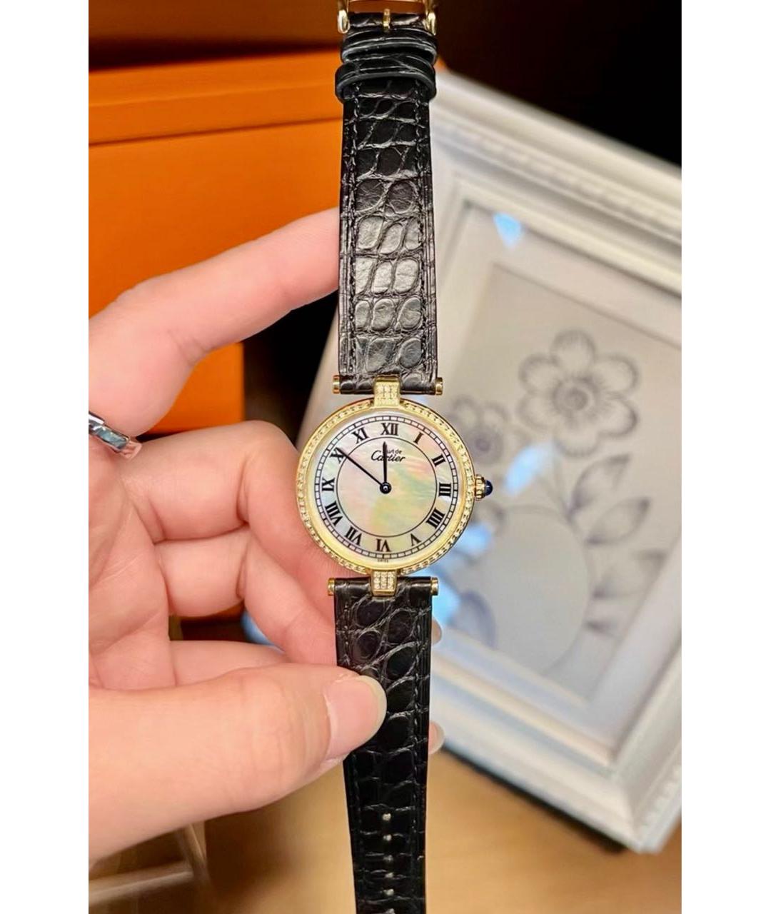 CARTIER Золотые часы из желтого золота, фото 2