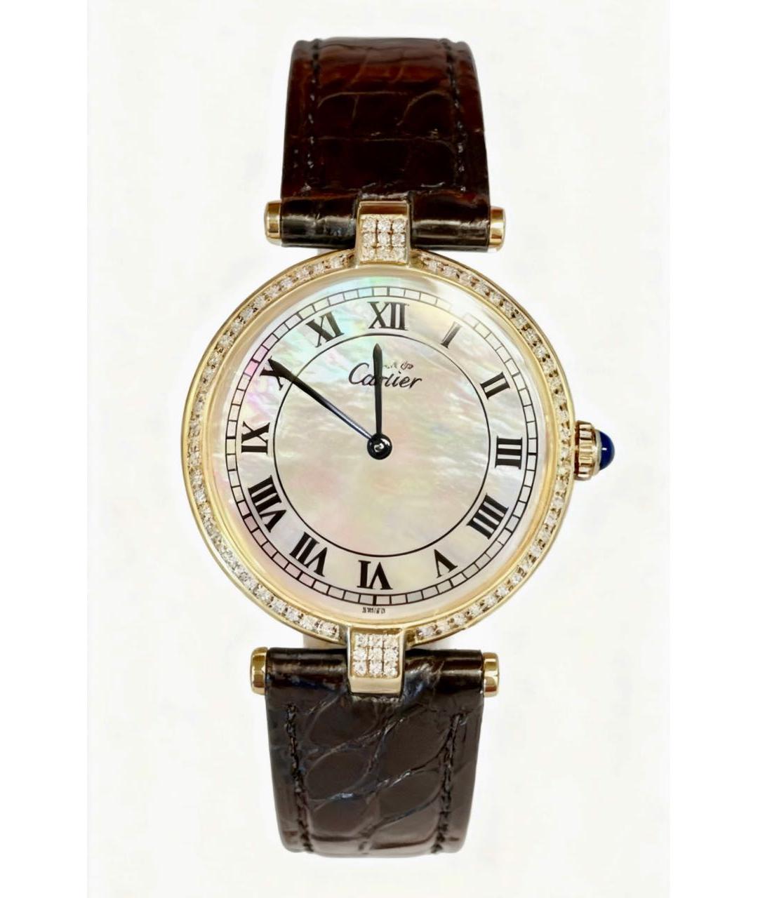 CARTIER Золотые часы из желтого золота, фото 5