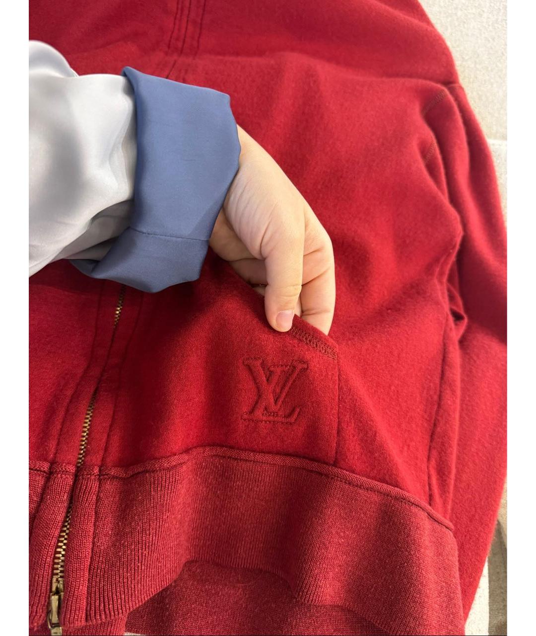 LOUIS VUITTON Красный кашемировый спортивные костюмы, фото 6