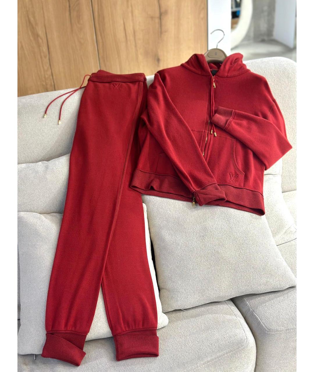 LOUIS VUITTON Красный кашемировый спортивные костюмы, фото 7
