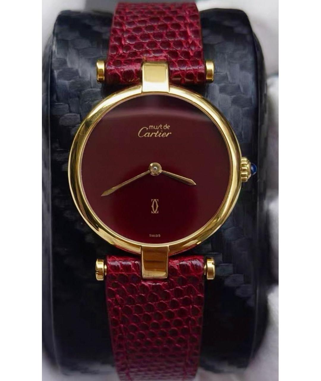 CARTIER Золотые часы из желтого золота, фото 4