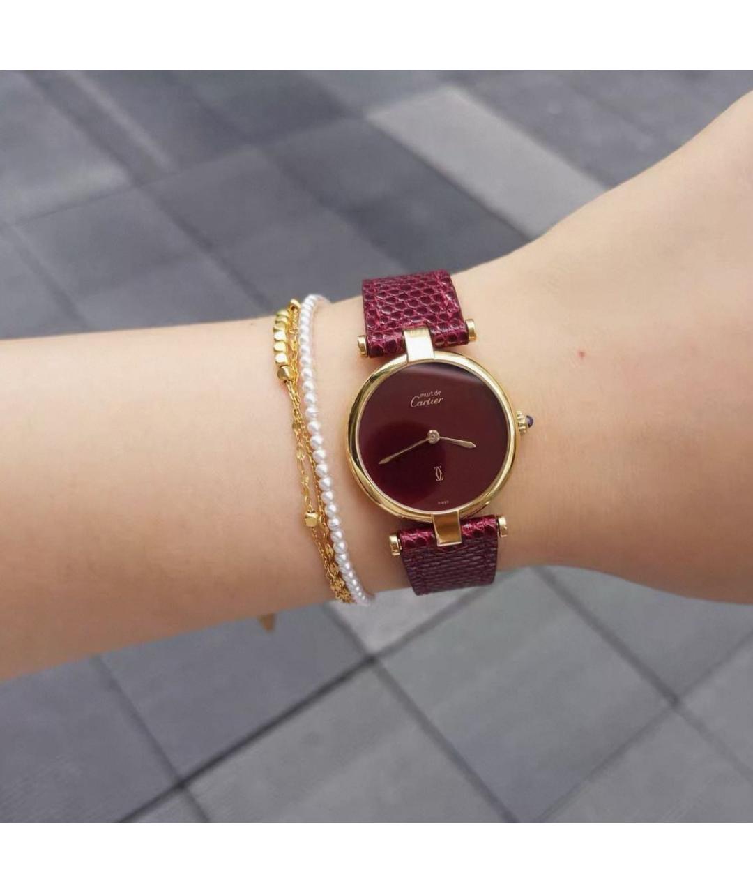 CARTIER Золотые часы из желтого золота, фото 2