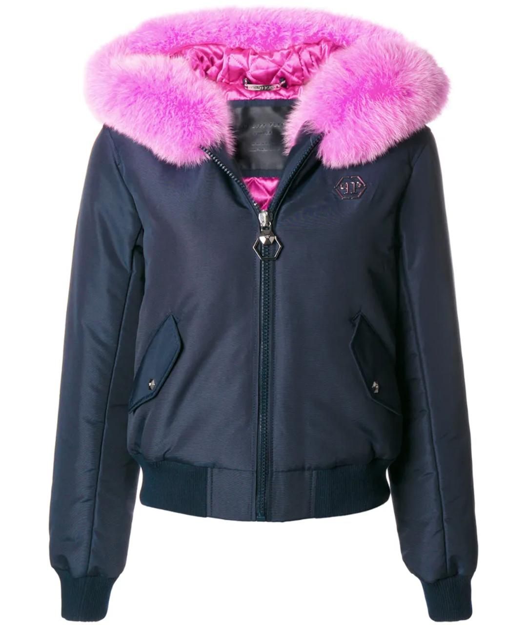 PHILIPP PLEIN Темно-синяя куртка, фото 1