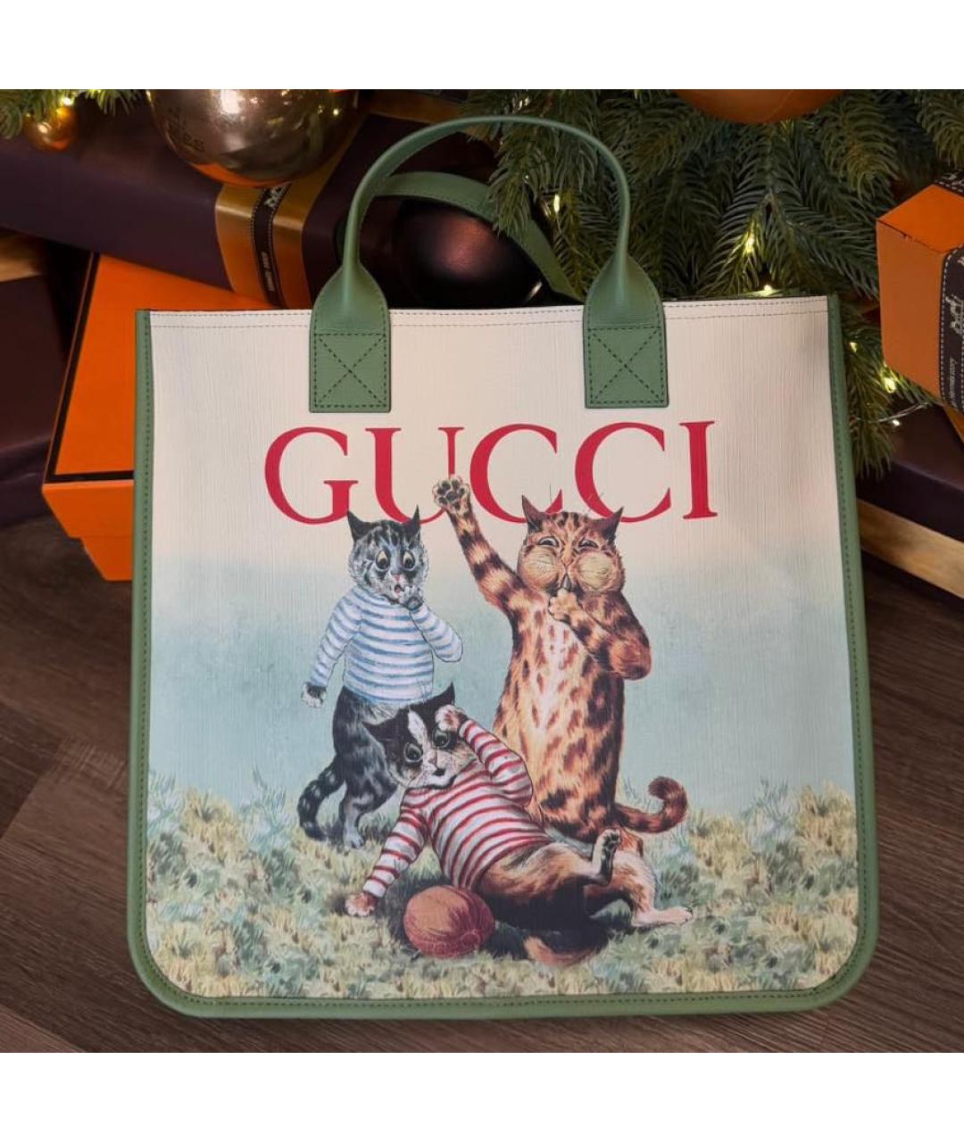 GUCCI Зеленая сумка, фото 6