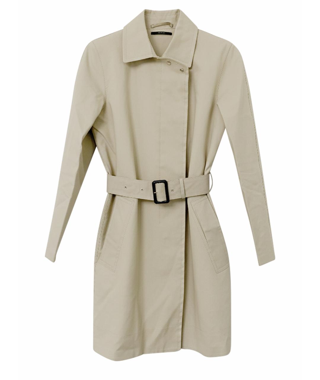 GUCCI Бежевый хлопковый тренч/плащ, фото 1