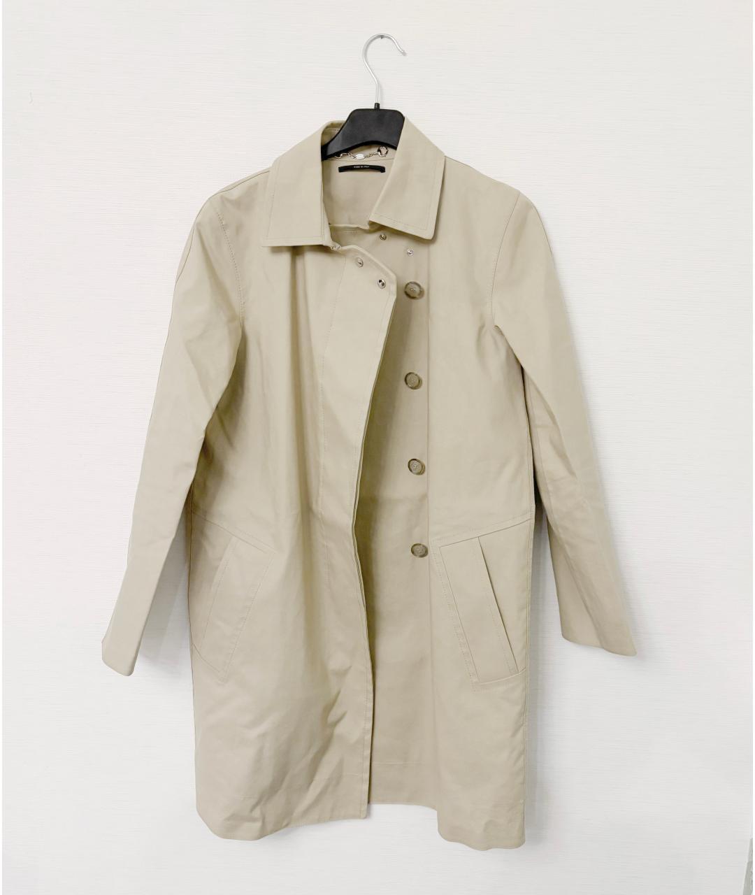 GUCCI Бежевый хлопковый тренч/плащ, фото 4