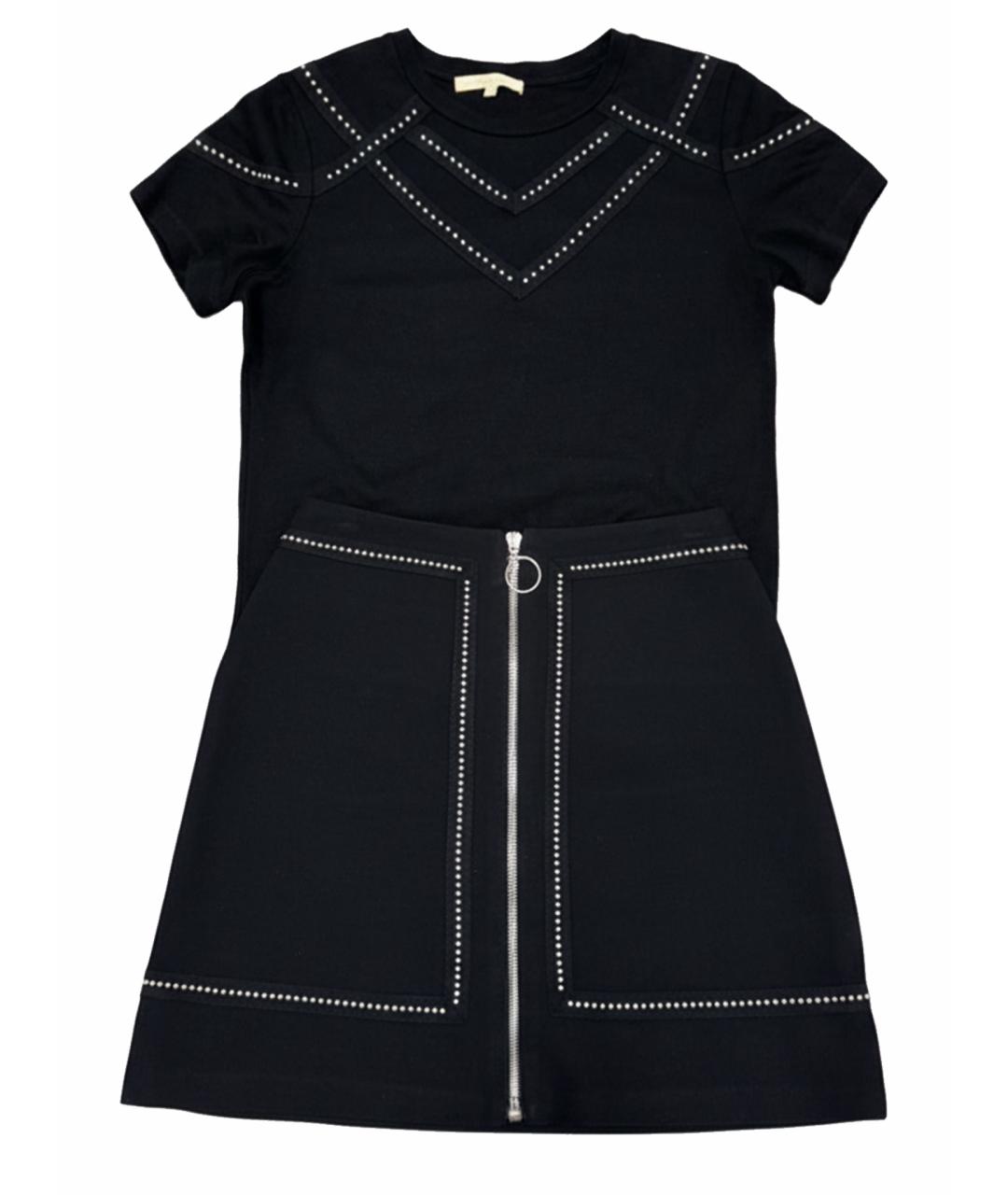 MAJE Черный полиэстеровый костюм с юбками, фото 1