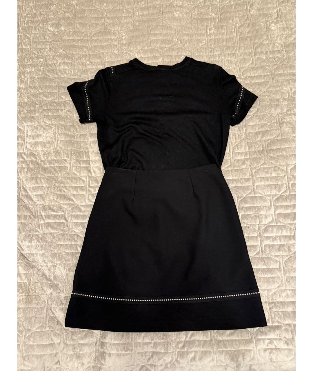 MAJE Черный полиэстеровый костюм с юбками, фото 2