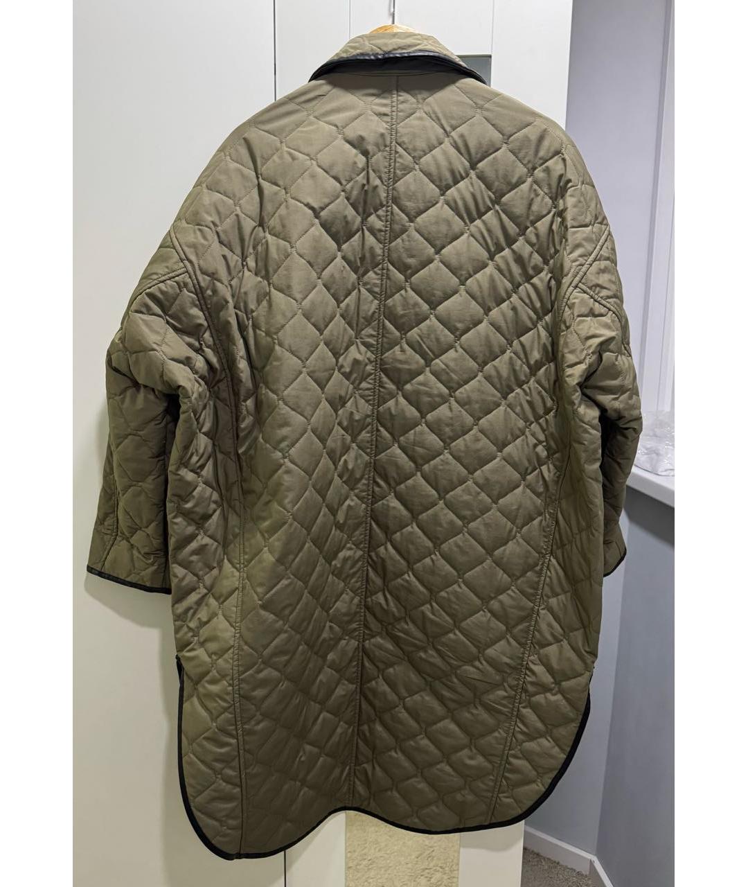 TOTEME Хаки хлопковое пальто, фото 2