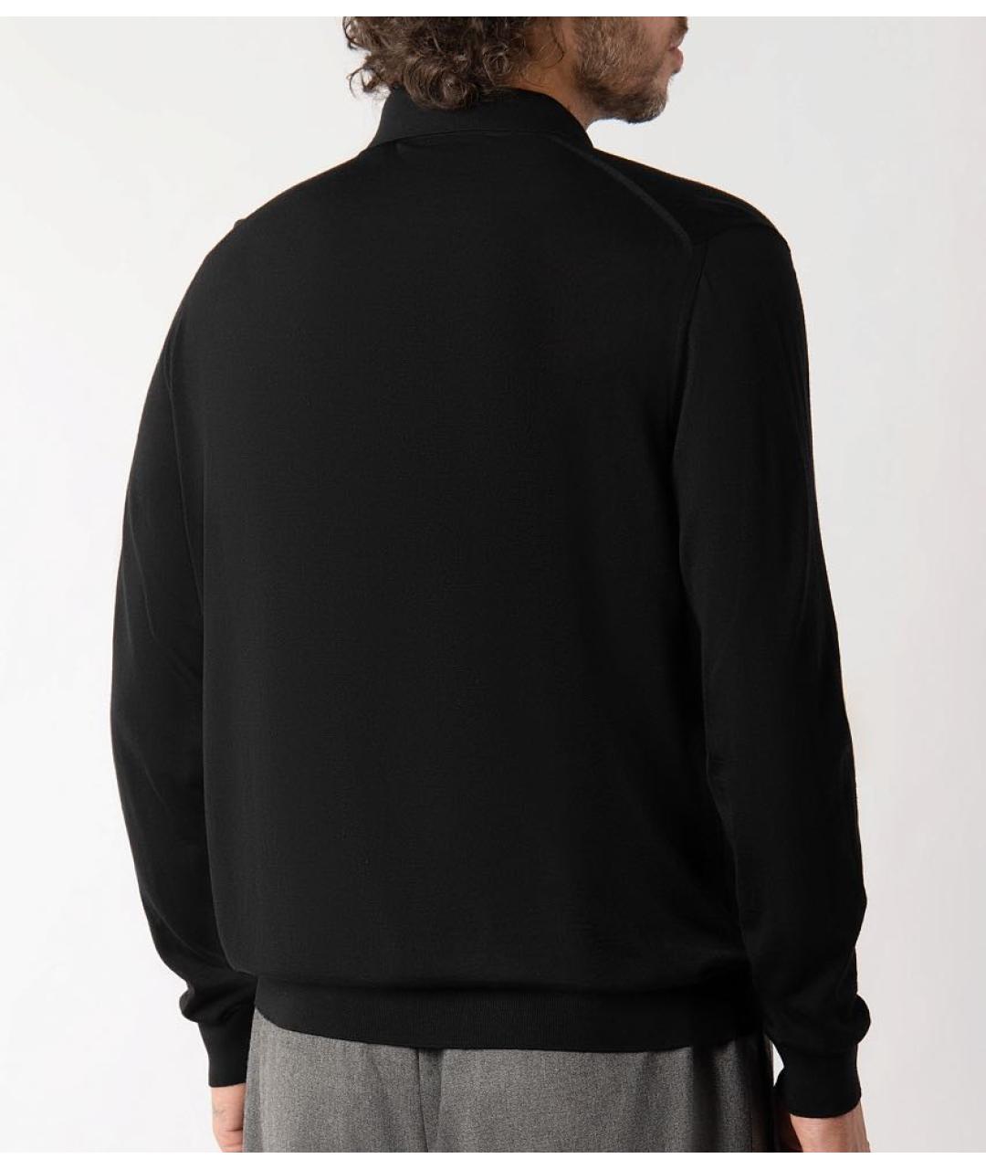 KITON Черный шерстяной джемпер / свитер, фото 2