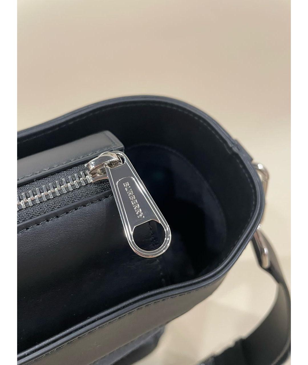 BURBERRY Темно-синяя тканевая сумка тоут, фото 6