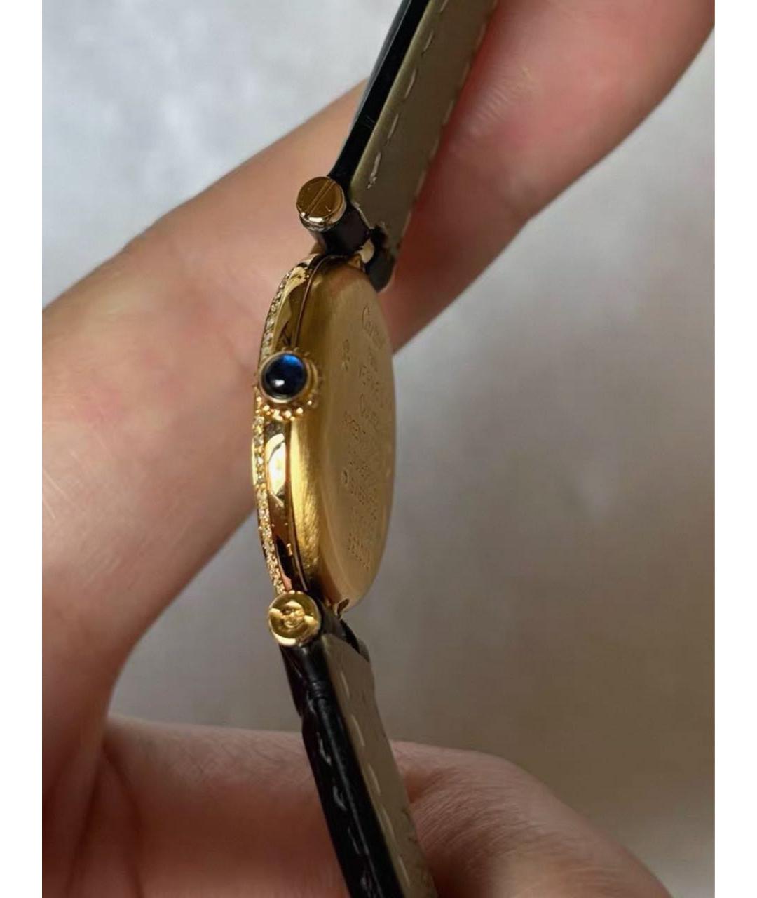 CARTIER Золотые часы из желтого золота, фото 3