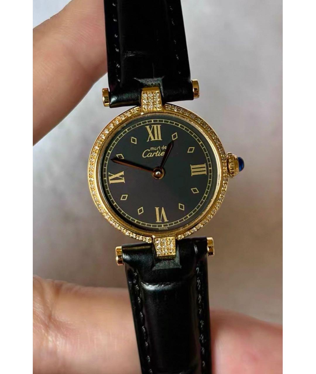 CARTIER Золотые часы из желтого золота, фото 4