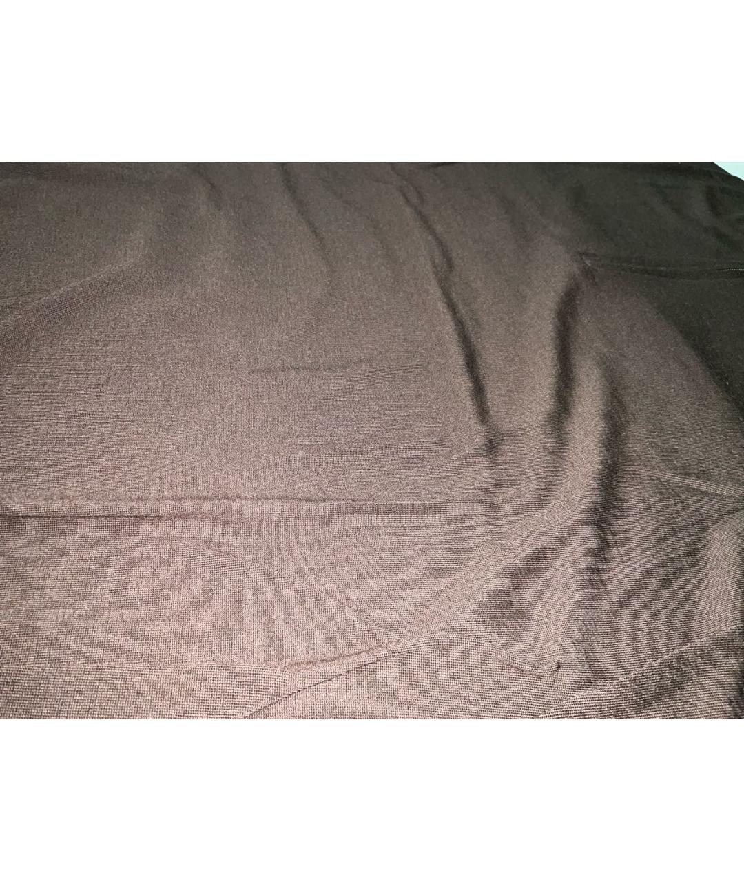 KITON Коричневое поло с длинным рукавом, фото 6