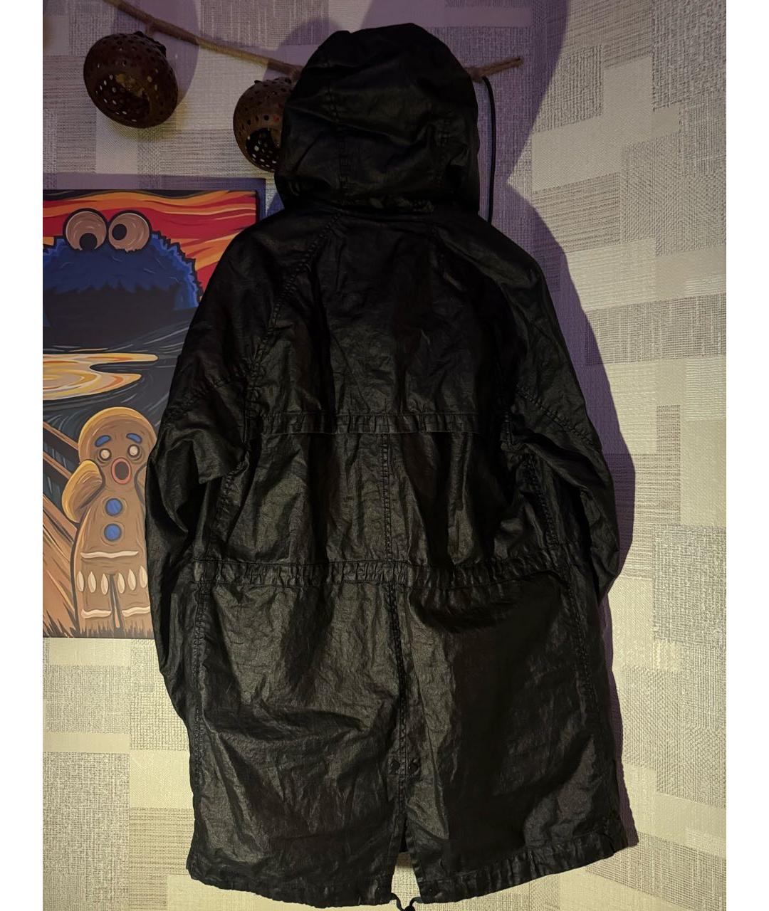 CP COMPANY Черная льняная куртка, фото 2