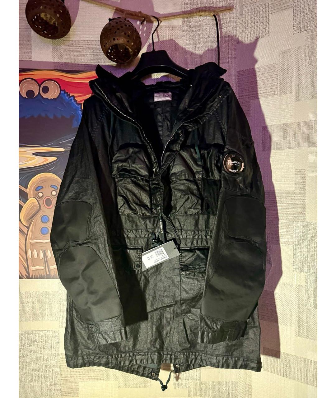 CP COMPANY Черная льняная куртка, фото 9