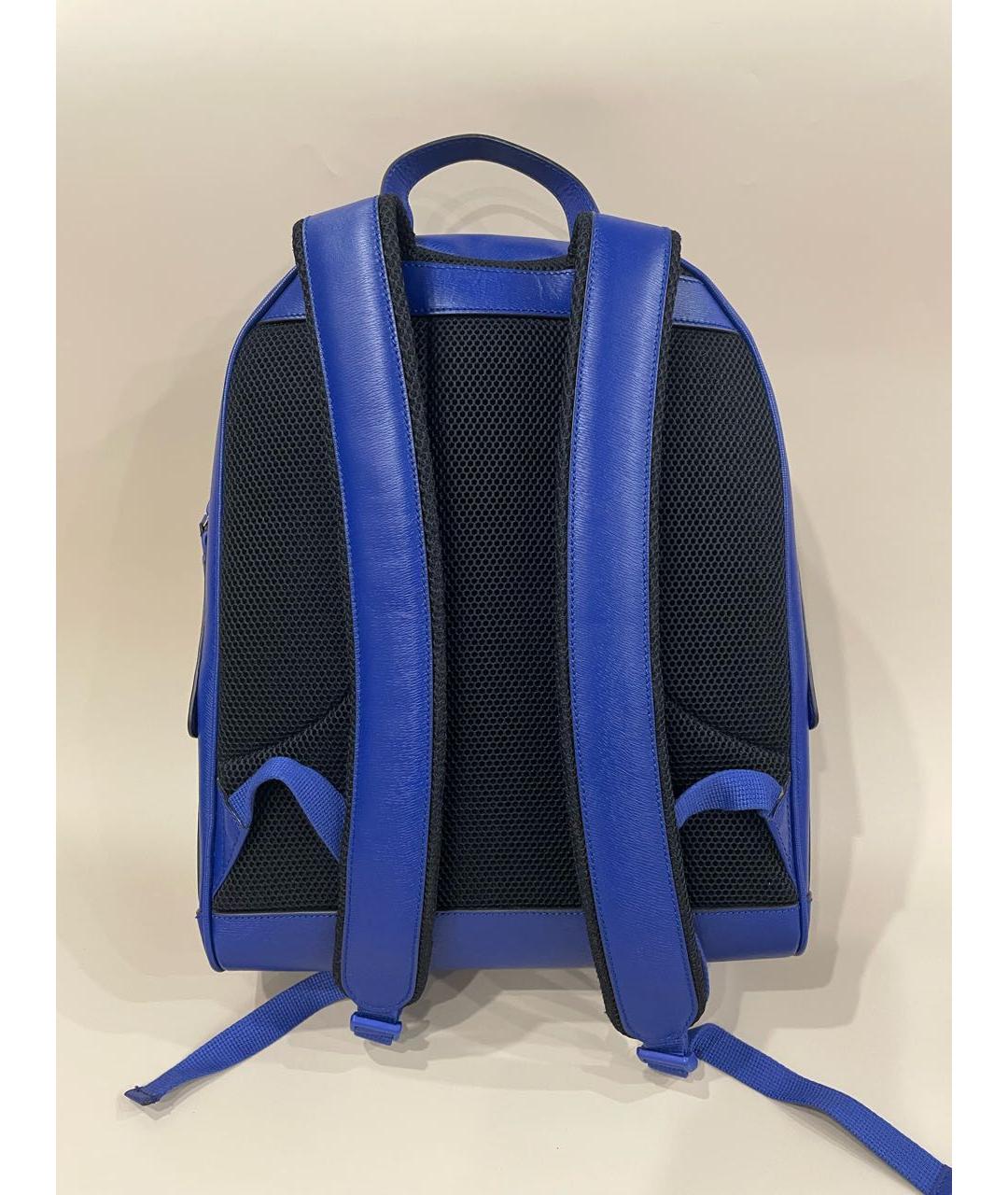 GUCCI Синий кожаный рюкзак, фото 2
