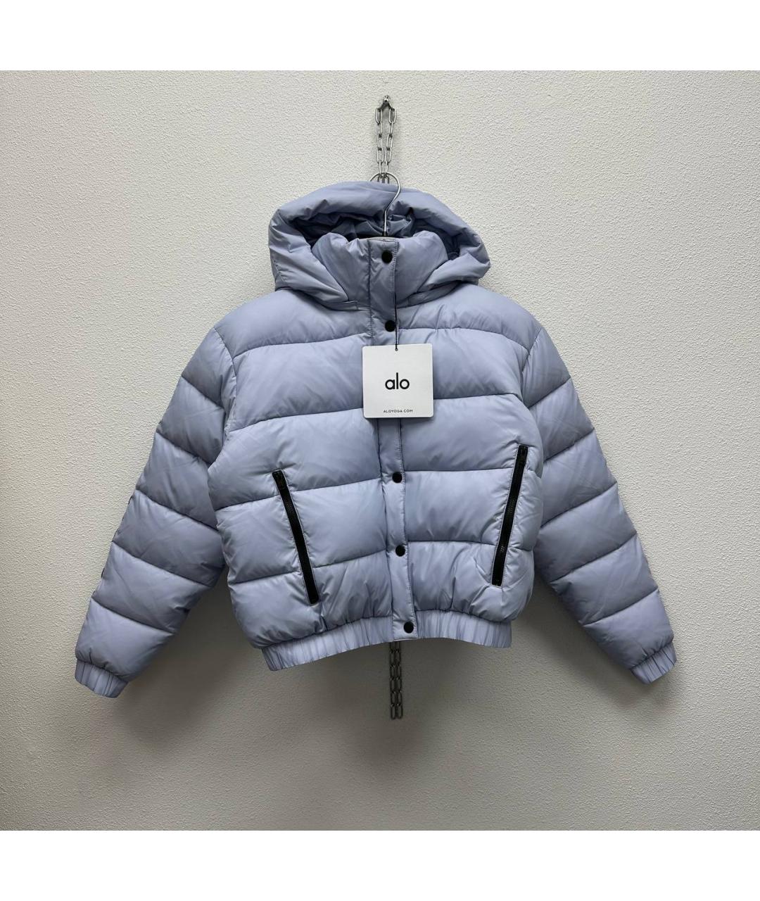 ALO YOGA Голубой полиэстеровый пуховик, фото 8
