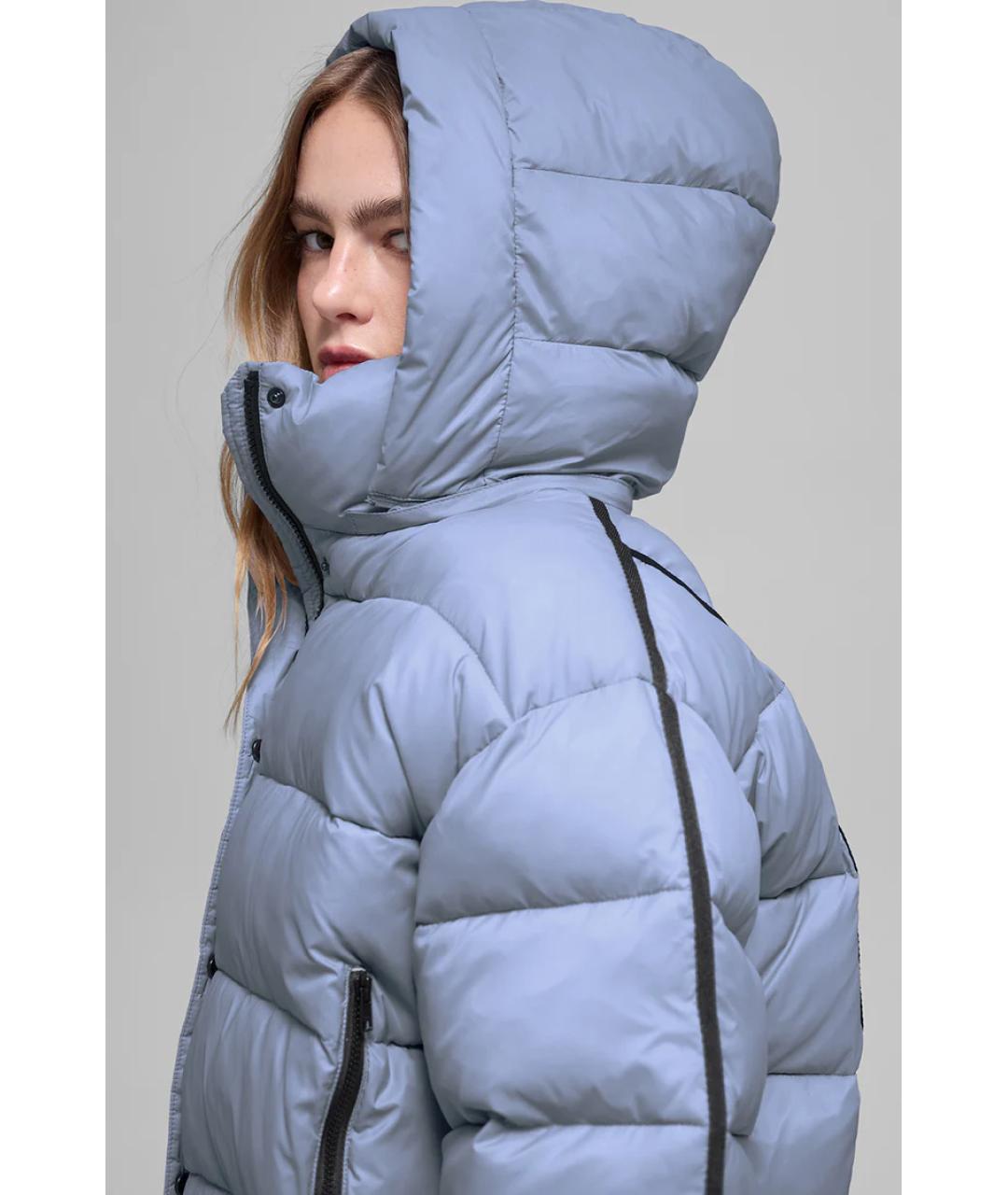 ALO YOGA Голубой полиэстеровый пуховик, фото 6
