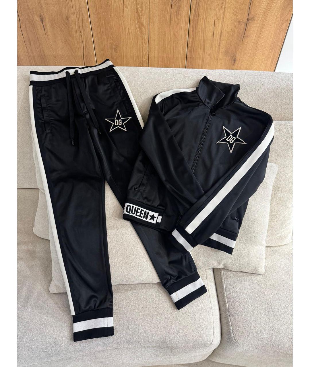 DOLCE&GABBANA Черный спортивные костюмы, фото 3