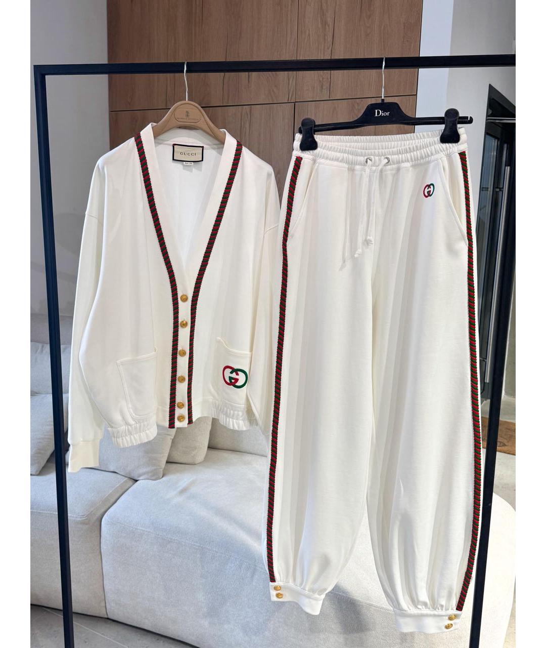 GUCCI Белый костюм с брюками, фото 5