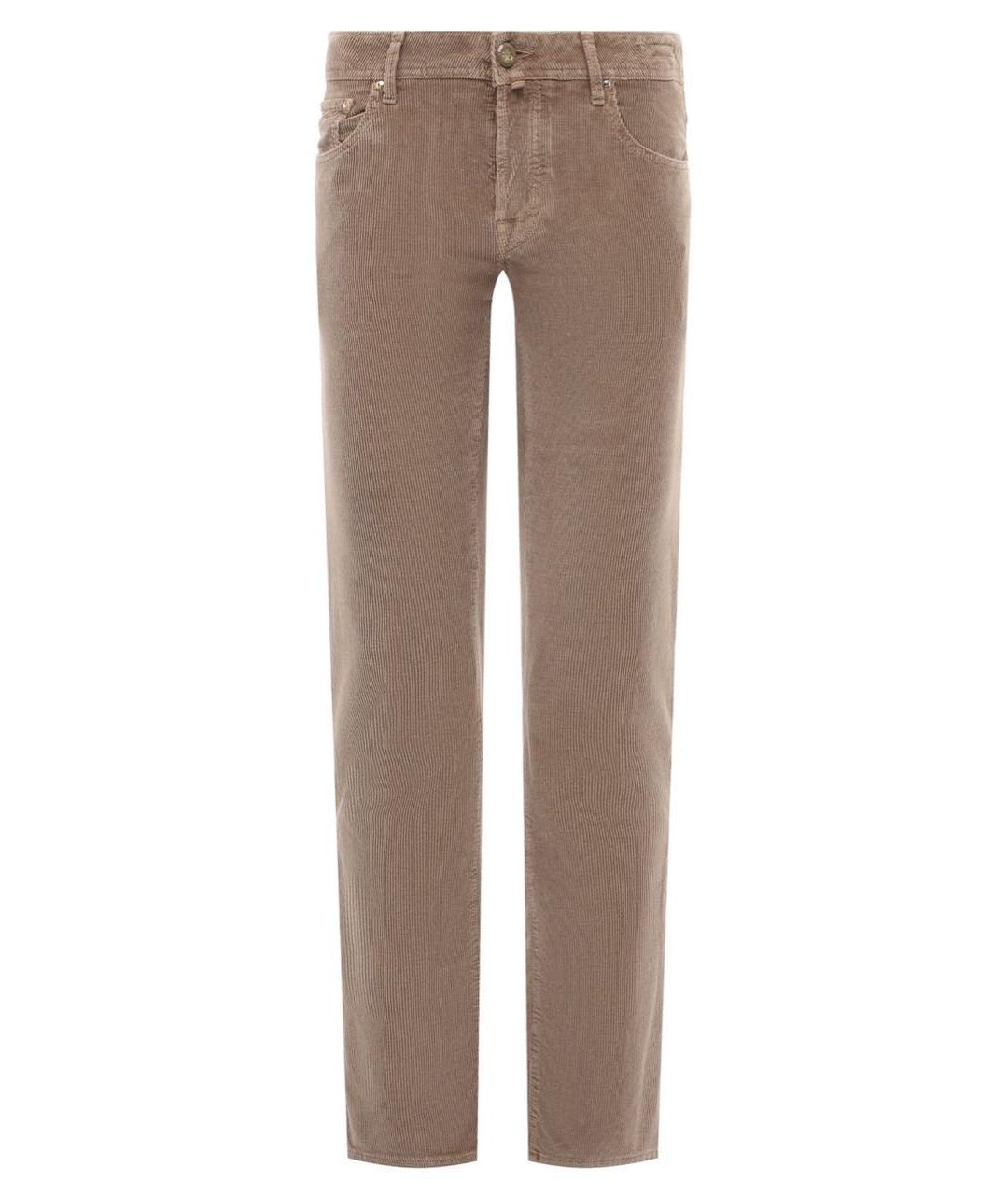 JACOB COHEN Бежевые хлопковые повседневные брюки, фото 1
