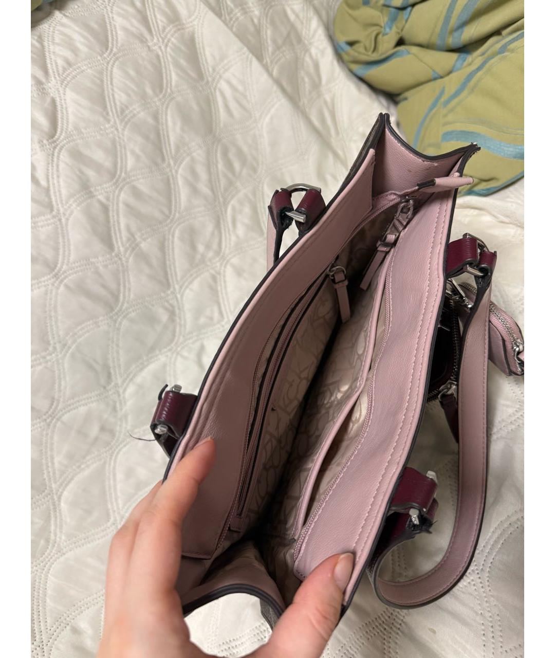 CALVIN KLEIN Антрацитовая сумка с короткими ручками, фото 4