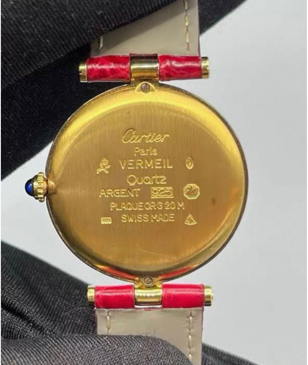 CARTIER Золотые часы из желтого золота, фото 5