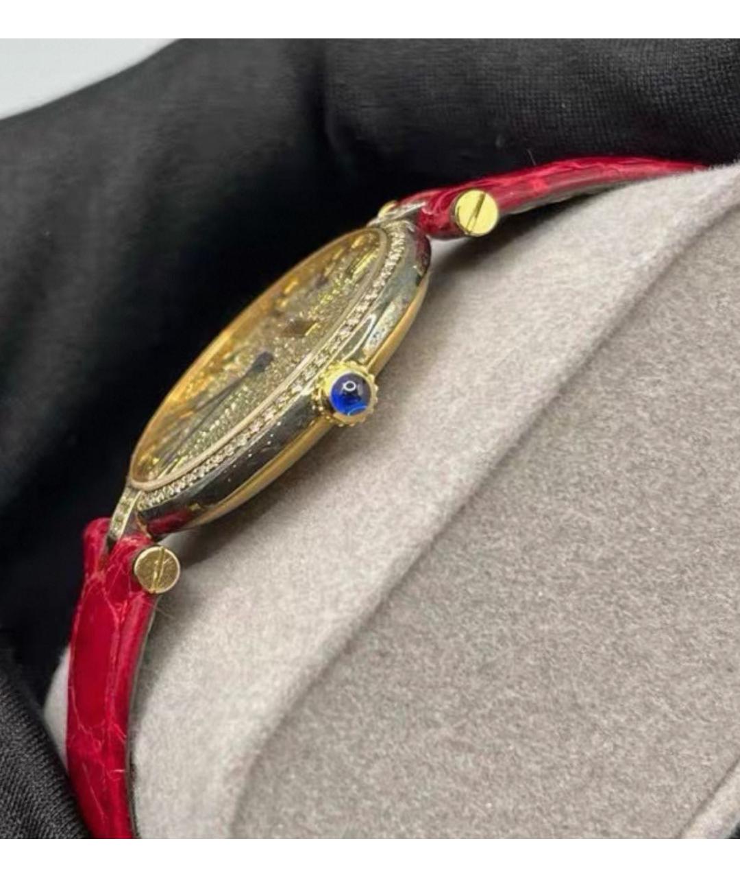 CARTIER Золотые часы из желтого золота, фото 4