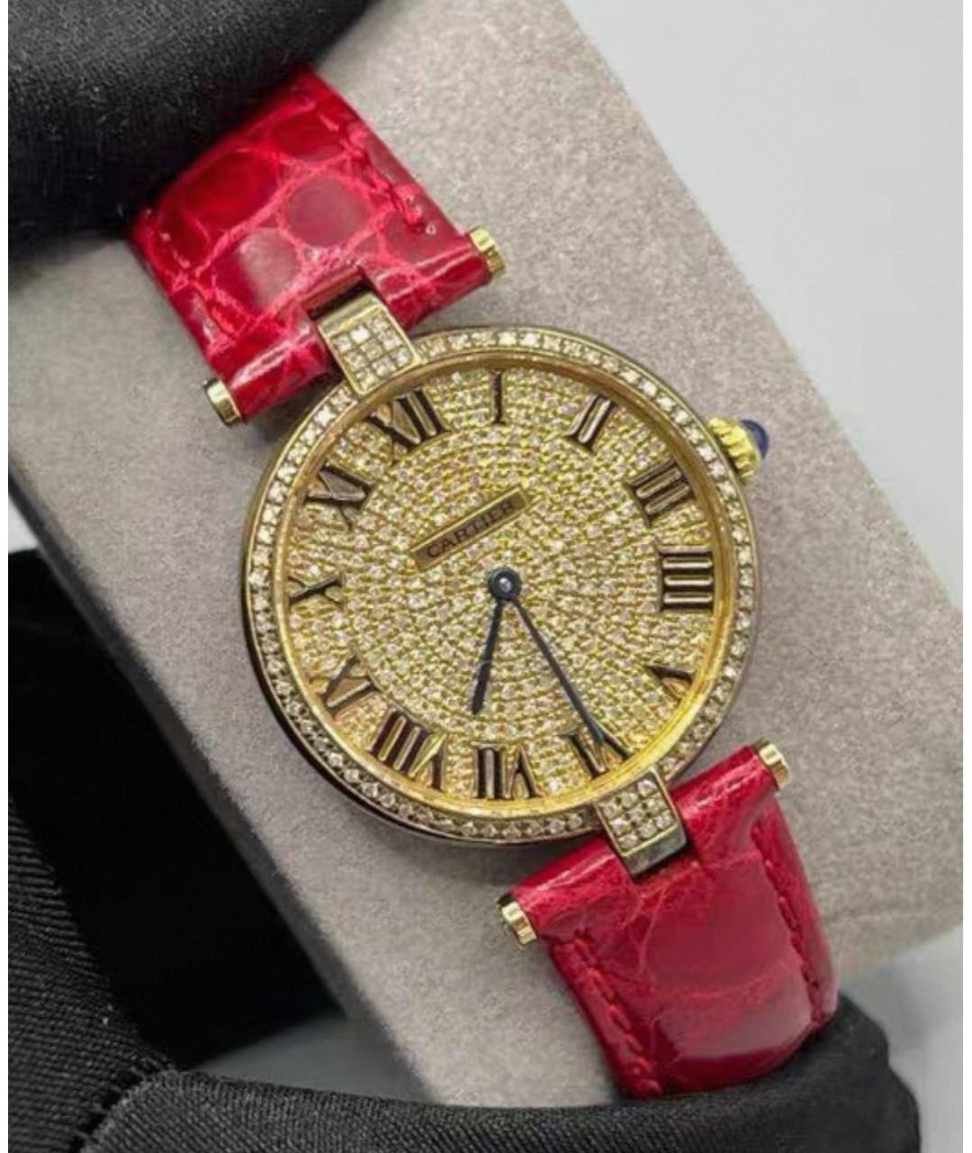 CARTIER Золотые часы из желтого золота, фото 3