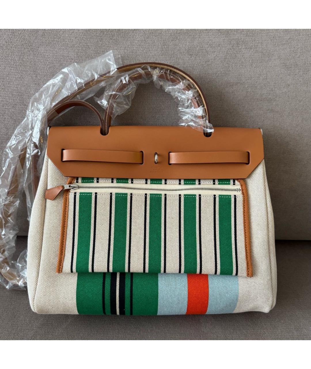 HERMES Мульти кожаная сумка с короткими ручками, фото 3