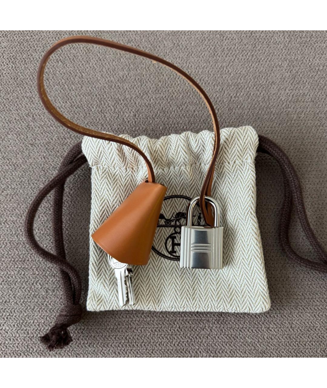 HERMES Мульти кожаная сумка с короткими ручками, фото 8